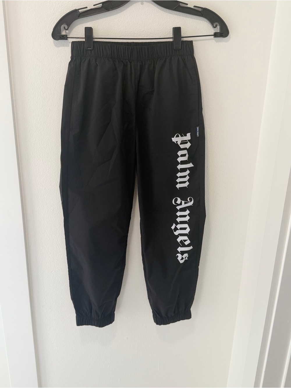 NWT Palm Angels Kids Black Overlogo Track Pants Boys Girls Size 10 Joggers